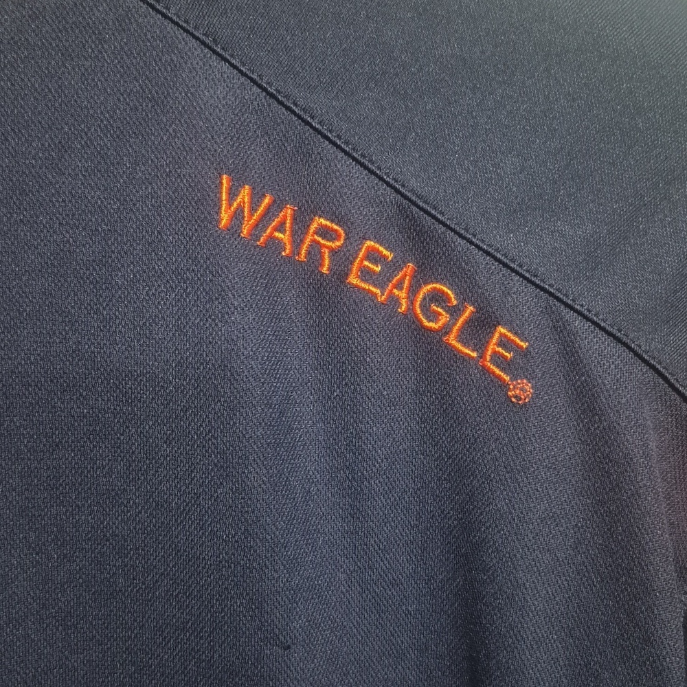 Under Armour Navy and Orange Men's Polo Shirt - Picture 5 of 5